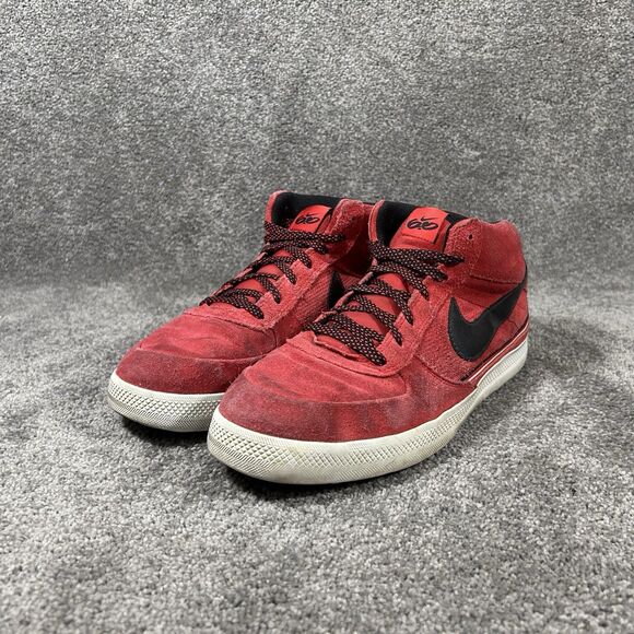 Nike MAVRK 6.0 MID 2 386611-601 Mens Size 12 Red Suede Athletic Shoes Used main image 9